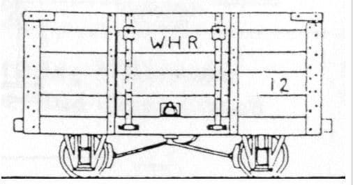DM51 Welsh Highland Railway 4 Wh 4t Mineral Wagon