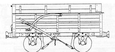 DM55 Festiniog Granite (End Door) Wagon Kit