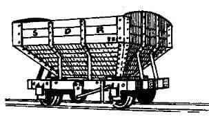 DM6 Snailbeach District Railways Hopper Wagon Kit