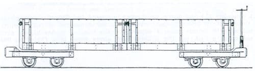 DM65 Festiniog Hudson Dropside Steel Bogie Open