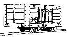 DM7 Snailbeach District Railways Coal Wagon Kit
