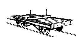 DM9 Bolster Wagon Kit (pair)