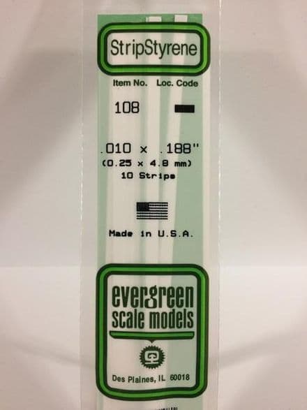 EG108 0.01 X 0.188 EVERGREEN (10)