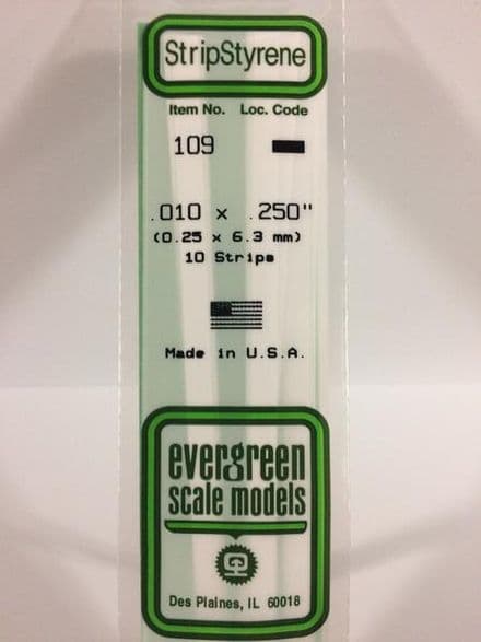 EG109 0.01 X 0.250 EVERGREEN (10)