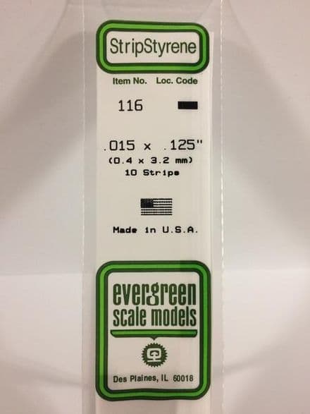 EG116 0.015 X 0.125 EVERGREEN (10)