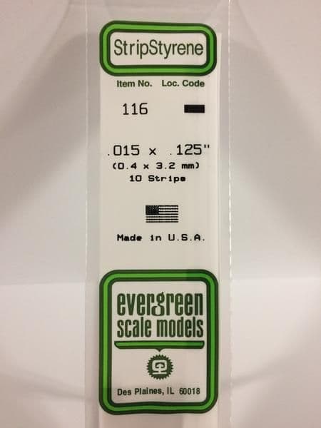 EG116 0.015 X 0.125 EVERGREEN (10)