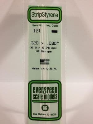 EG121 0.020 X 0.030 EVERGREEN (10)