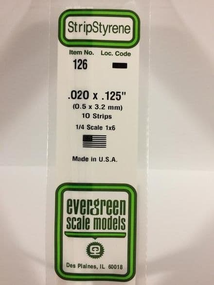 EG126 0.020 X 0.125 EVERGREEN (10)