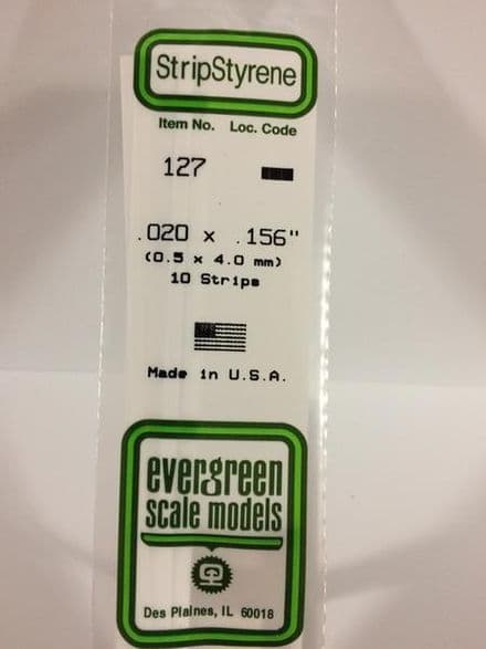 EG127 0.020 X 0.156 EVERGREEN (10)