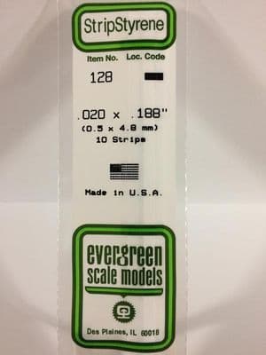 EG128 0.020 X 0.188 EVERGREEN (10)