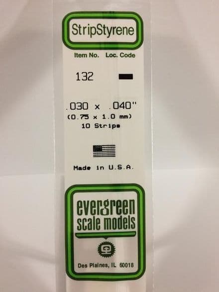 EG132 0.030 X 0.040 EVERGREEN (10)