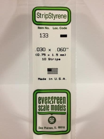 EG133 0.030 X 0.060 EVERGREEN (10)