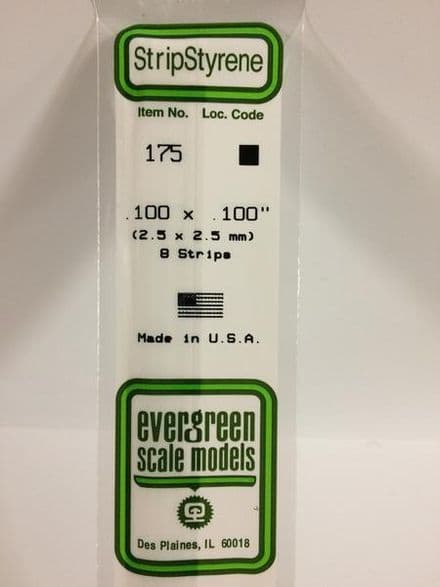EG175 	0.100 X 0.100 EVERGREEN (8)