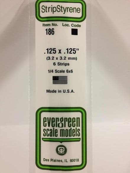 EG186 0.125 X 0.125 EVERGREEN (6)