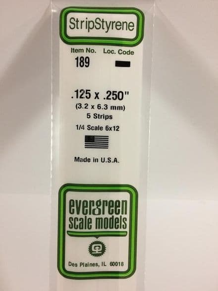 EG189 0.125 X 0.250 EVERGREEN (5)