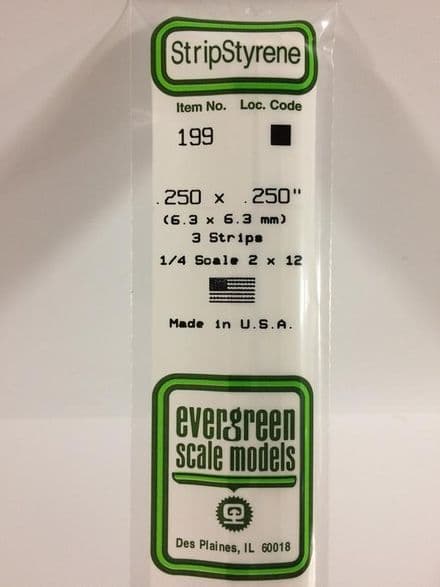 EG199 0.250 X 0.250 EVERGREEN (3)