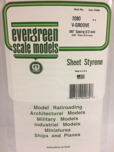 EG2080 V-GROOVE 0.08 SP EVERGREEN