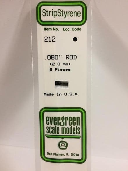 EG212 0.080 ROD EVERGREEN (6)
