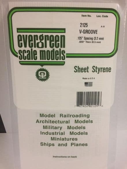 EG2125 V-GROOVE 0.125 SP