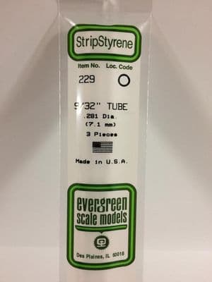 EG229 9/32TUBE EVERGREEN .281 (3)