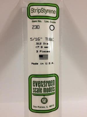 EG230 5/16TUBE EVERGREEN .312 (3)