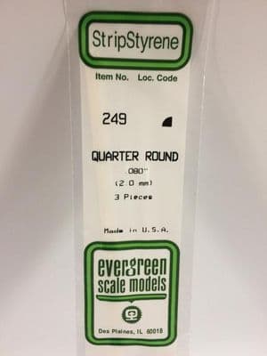 EG249 0.080 QTR RND EVERGREEN (3)