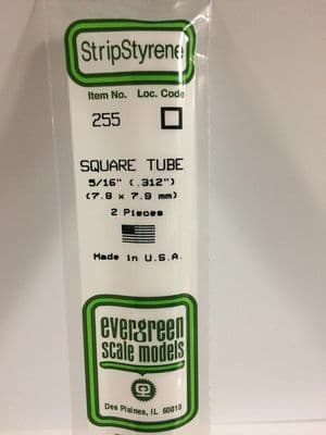 EG255 SQUARE TUBE 5/16 EVERGREEN (3)