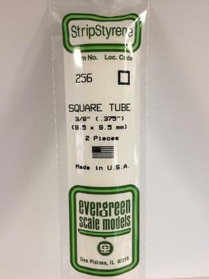 EG256 SQUARE TUBE 3/8 EVERGREEN (2)
