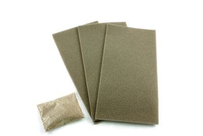 GM204  OO/HO Point & Crossing Grey Ballasted Underlay Kit