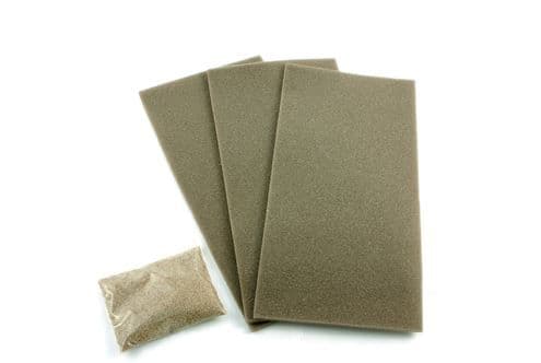 GM204  OO/HO Point & Crossing Grey Ballasted Underlay Kit