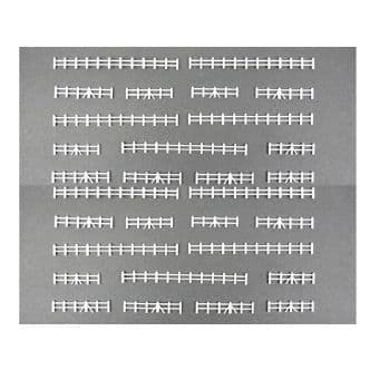GMKD45 White Farm Rail Fencing 86mm x10 Lengths