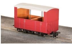 GR520UR GVT 4-wheel open side coach, plain red