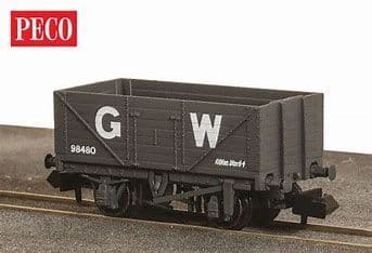 NR7000W 7 plank open wagon, GWR, grey