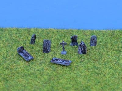 PDX56 PD Marsh N Gauge Painted Gravestones