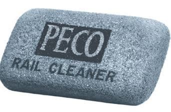 PL41 Rail Cleaner, abrasive rubber block
