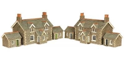 PN155 N Scale Workers Cottages