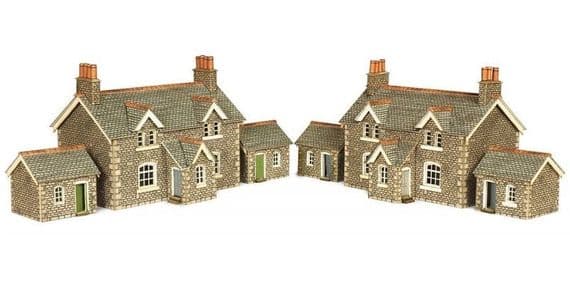 PN155 N Scale Workers Cottages