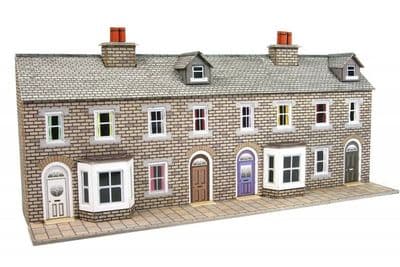 PN175 Low Relief Stone Terraced House Fronts