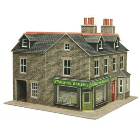 PO264 Corner Shop Stone OO/HO