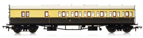 R4877 GWR, Collett 57' Bow Ended D98 Six Compartment Brake Third (Right Hand),