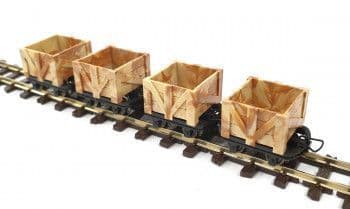 SALE 3003 Spoil Wagons x4 without Brakes