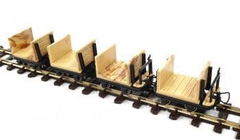 SALE 3113 Pulpwood Wagons 2 With, 2 Without Brakes
