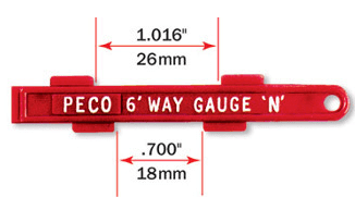 SL336 6ft-way Gauge (also gauges platform height)