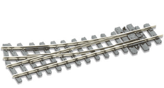 SLE491 304mm (12in) radius R/H turnout, nickel silver rail