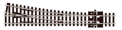 SLU395F Code 55 Medium Radius Turnout R/H Unifrog