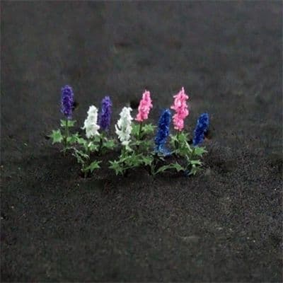 TS00905 N Gauge Delphiniums (12)