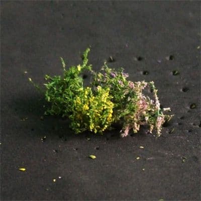 TS00906 N Gauge Flower Bushes (16)