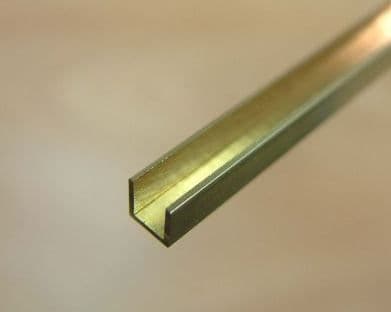 UC1 1mm Brass U Channel