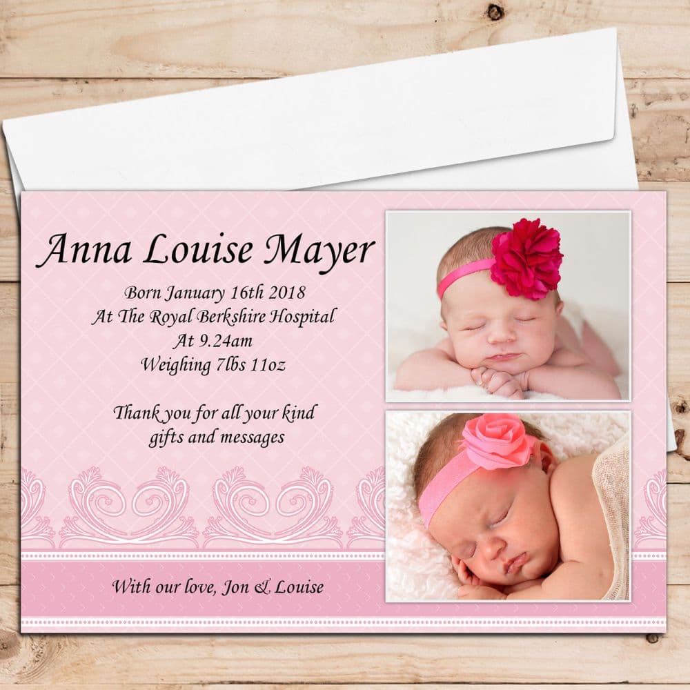 Birth Announcement Cards Baby Announcement Cards