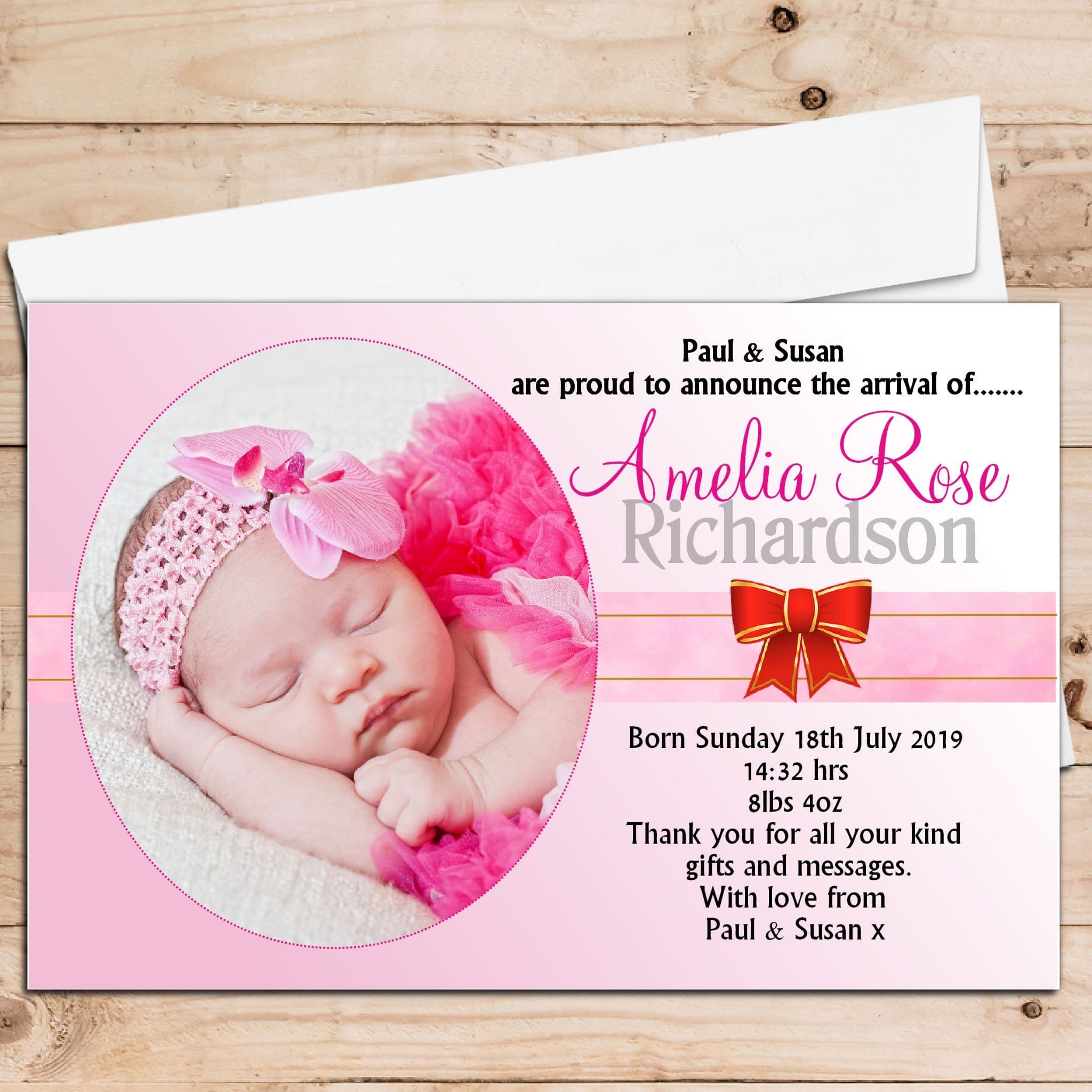 Birth Announcement Card Quotes